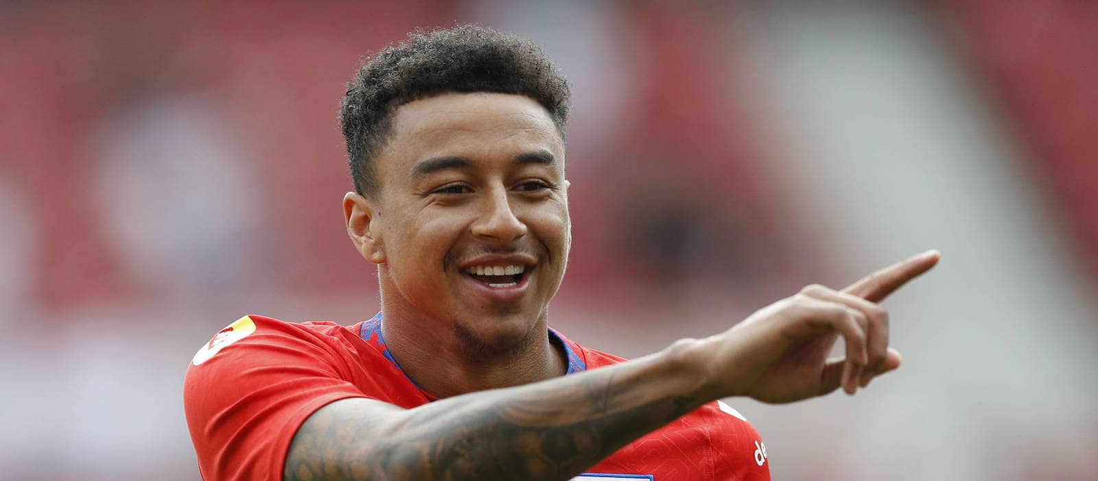 Former Man United player Jesse Lingard training with Saudi Arabian club