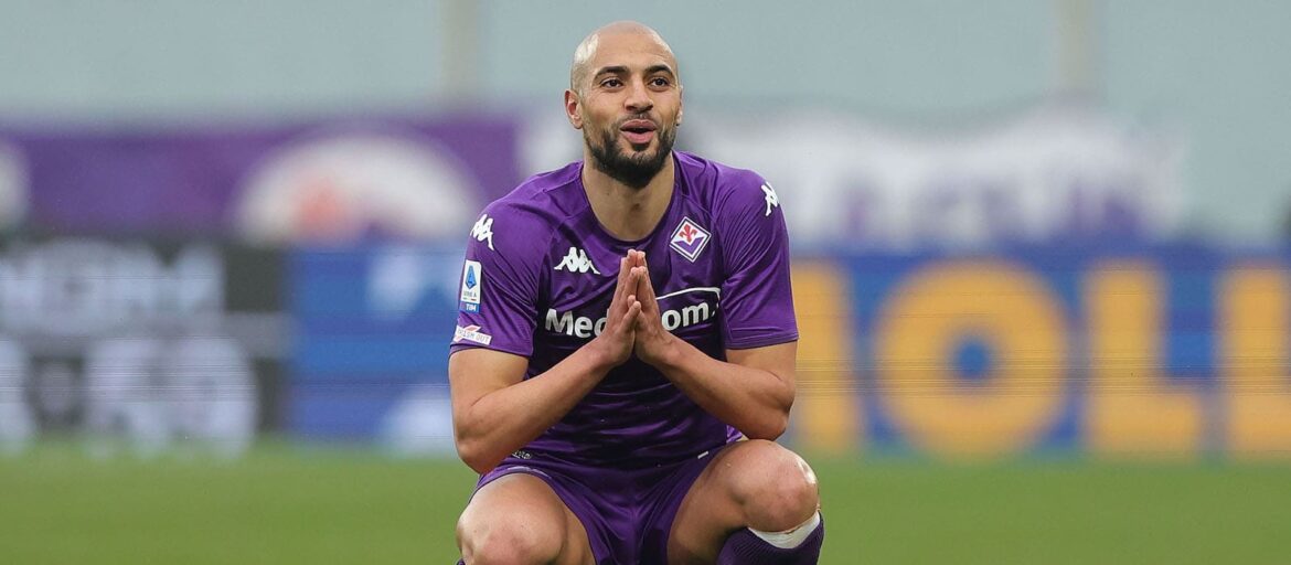 Man United target Sofyan Amrabat playing for Fiorentina