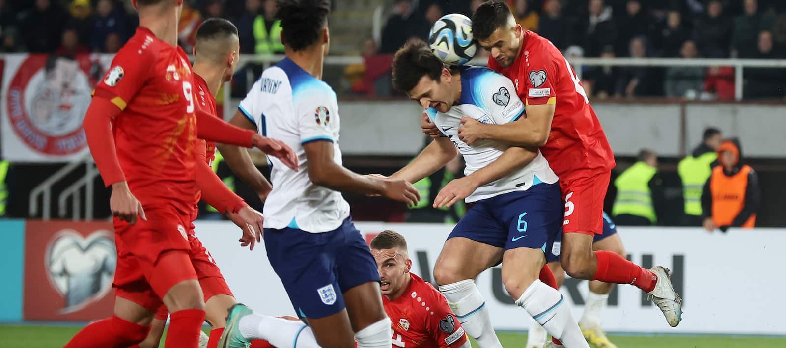 Harry Maguire suffers comical incident in England’s draw with North Macedonia – Man United News And Transfer News