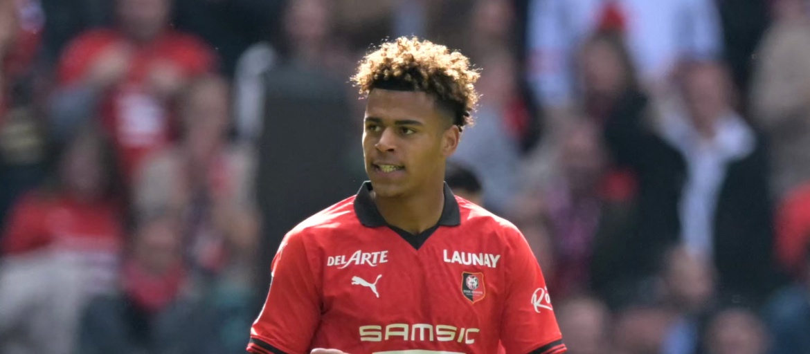 Desire Doue Rennes midfielder
